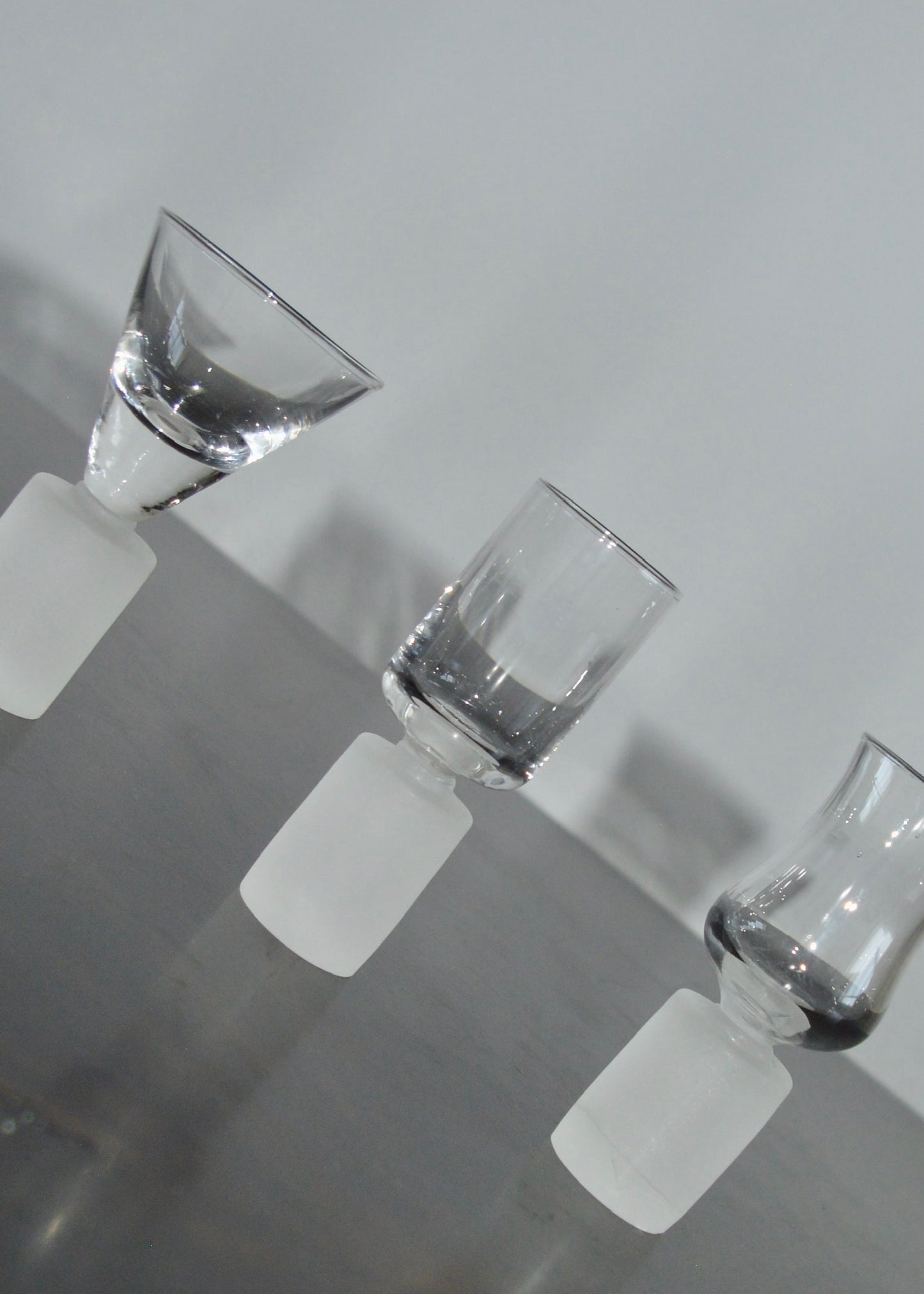 Artland Prescott Frosted Stem Shot Glasses (Set of 3)