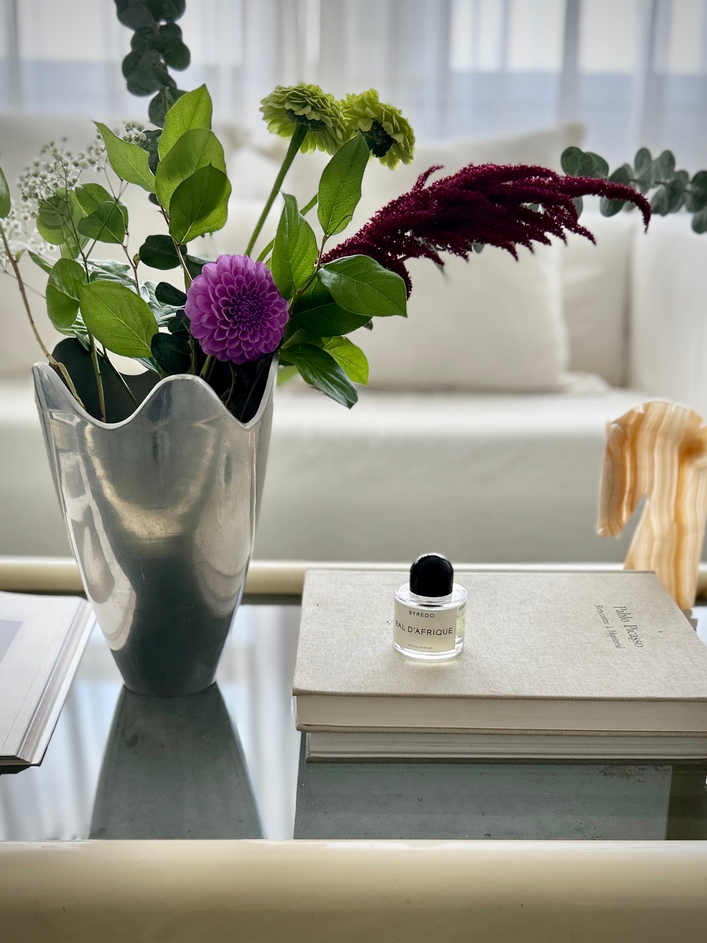 Aluminum Undulating Edge Vases