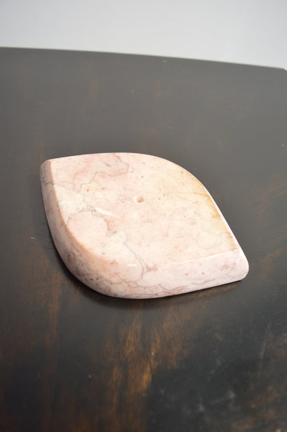 Pink Marble Ashtray or Catchall Dish