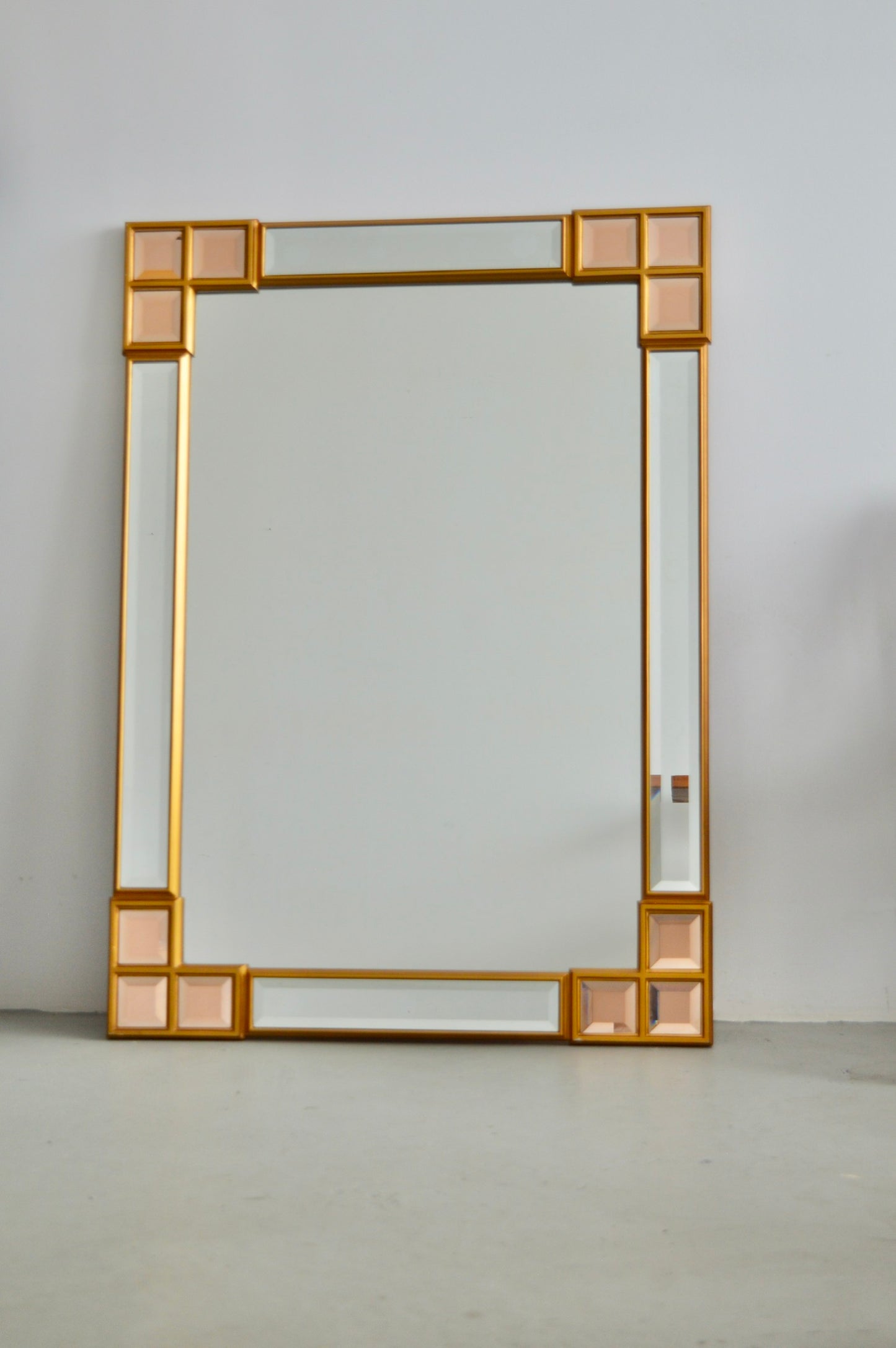 Gold Art Deco Wall Mirror