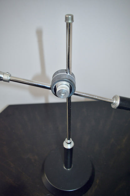 Black & Silver Cantilever Desk Lamp