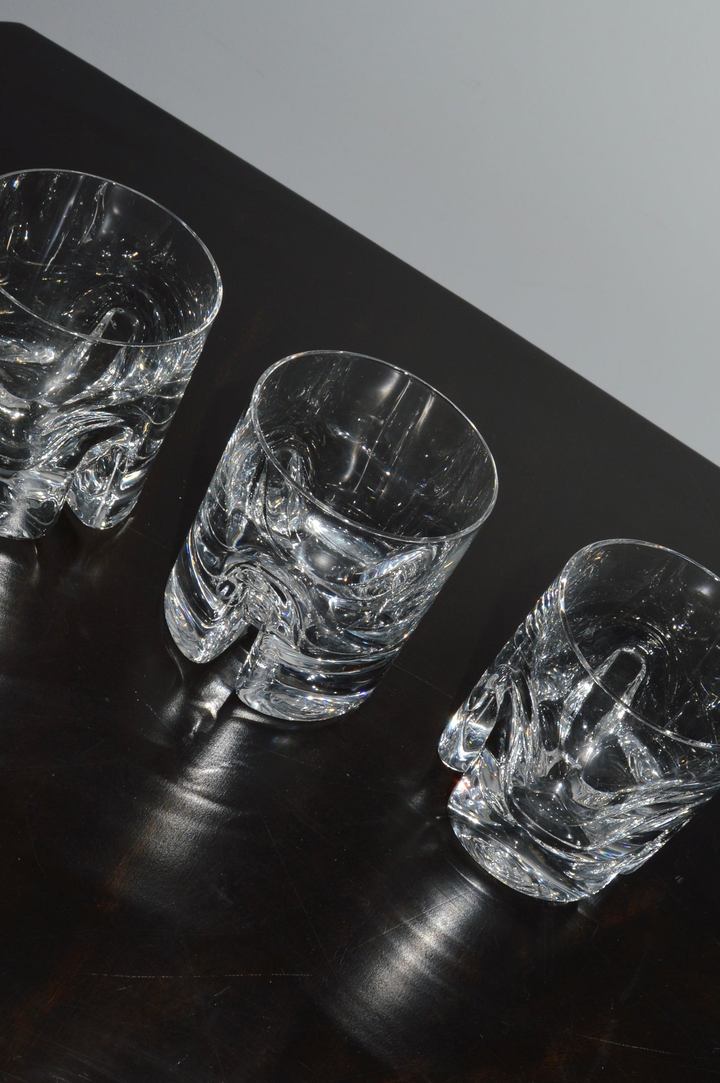 Kosta Boda Rocky Old Fashioned Glasses (Set of 3)