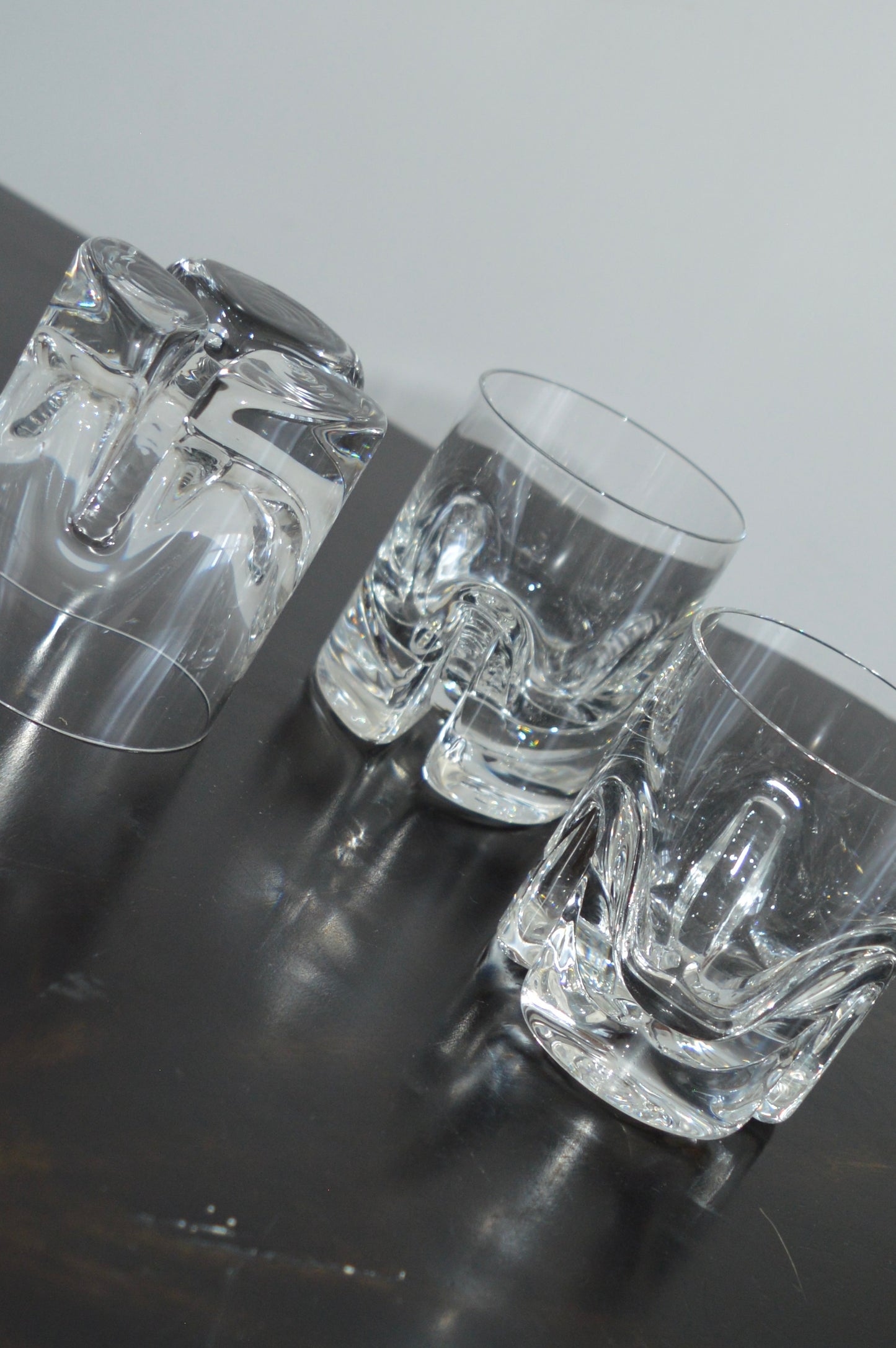 Kosta Boda Rocky Old Fashioned Glasses (Set of 3)