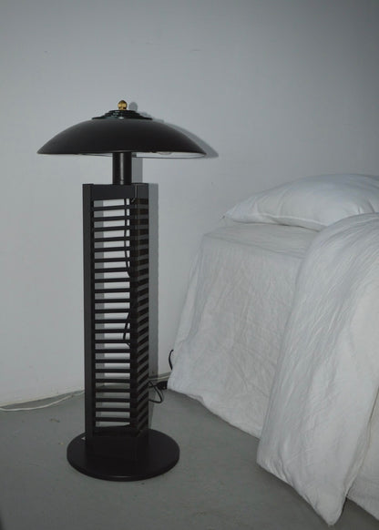 Black Postmodern CD Holder Lamps (Set of 2)